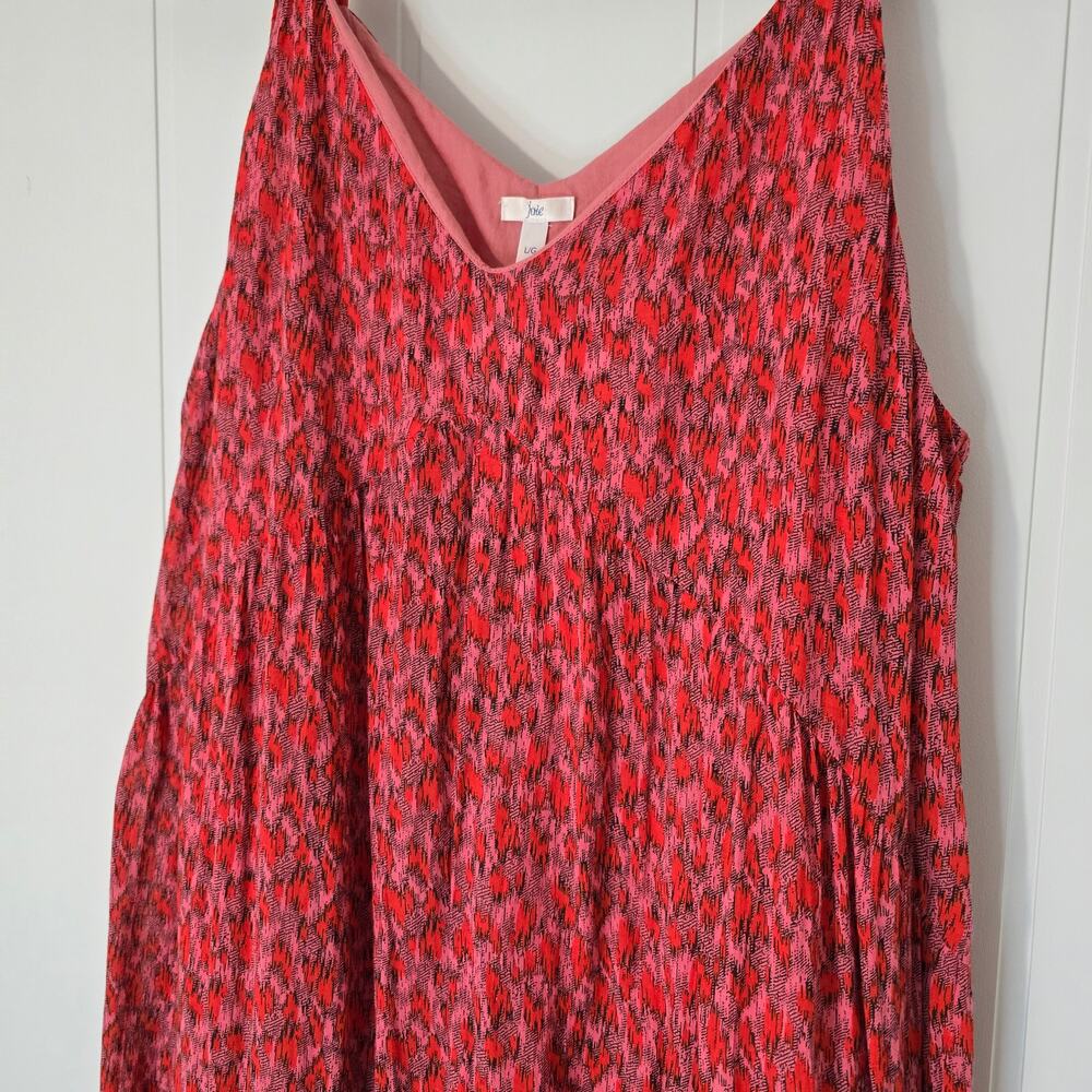 Joie Bondi Tea Rose Tiered Cotton Maxi Dress Cotton Sundress Size Medium - Picture 5 of 6